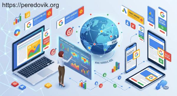 Медійна мережа Google Ads: рекламні банери на ноутбуці, планшеті та смартфоні